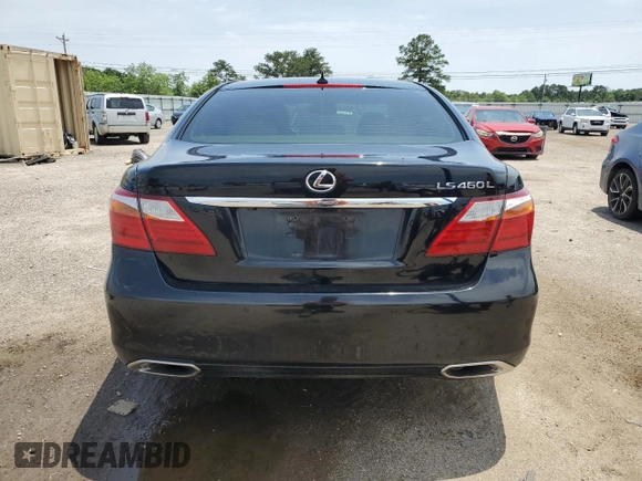 2012 Lexus LS 460 L with VIN JTHGL5EF5C5045506, listed as a Copart auction lot 56993715 with 141,923 mi miles and Salvage title. Bid and sale history available at DreamBid. Image 6.