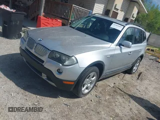 2007 BMW X3 3.0si with VIN WBXPC934X7WF21457, listed as a IAAI auction lot 41903881 with 1 mi miles. Bid and sale history available at carsss.com. Image 2.