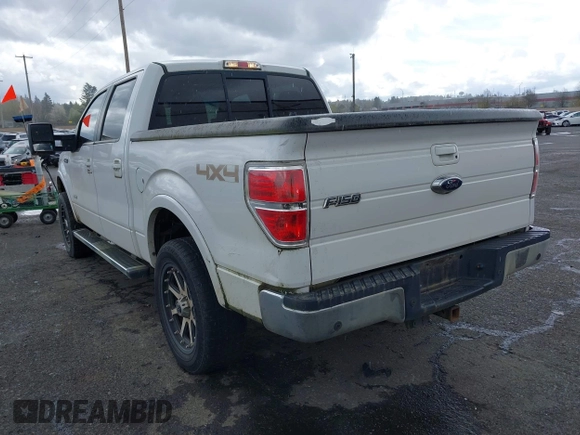 2012 Ford F-150 XL with VIN 1FTFW1ET0CFC60238, listed as a IAAI auction lot 41914729 with 220,764 mi miles. Bid and sale history available at carsss.com. Image 3.