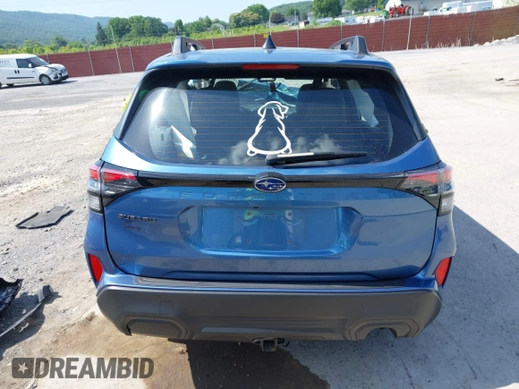 2025 Subaru Forester with VIN JF2SLDAC7SH407416, listed as a IAAI auction lot 42566823 with 13,165 mi miles and . Bid and sale history available at DreamBid. Image 17.