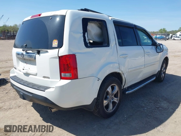 2013 Honda Pilot EX-L with VIN 5FNYF4H64DB036881, listed as a IAAI auction lot 41975835 with 115,539 mi miles and . Bid and sale history available at carsss.com. Image 4.