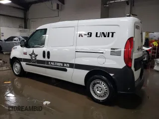 2016 Ram ProMaster City Cargo Tradesman with VIN ZFBERFAT9G6A94237, listed as a Copart auction lot 85283334 with 131,206 mi miles and Salvage title. Bid and sale history available at DreamBid. Image 2.