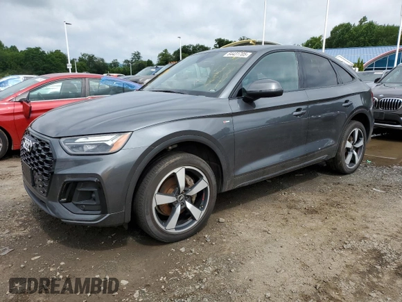 2022 Audi Q5 Sportback S line Premium Plus with VIN WA15AAFY2N2003008, listed as a Copart auction lot 64431705 with 98,944 mi miles and Clean title. Bid and sale history available at DreamBid. Image 1.