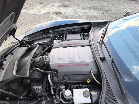 2019 Chevrolet Corvette 1LT with VIN 1G1YB2D75K5109066, listed as a Copart auction lot 55645235 with 14,715 mi miles and Salvage title. Bid and sale history available at DreamBid. Image 12.