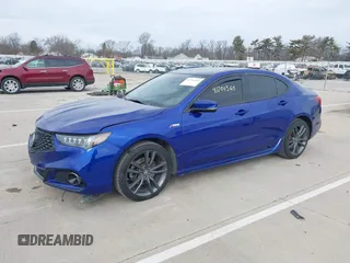 2018 Acura TLX w/A-SPEC Pkg with VIN 19UUB3F60JA003003, listed as a IAAI auction lot 41701363 with 142,073 mi miles. Bid and sale history available at carsss.com. Image 18.
