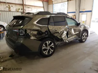 2021 Subaru Outback Touring with VIN 4S4BTAPC8M3148774, listed as a Copart auction lot 45512495 with 51,707 mi miles and Salvage Title. Bid and sale history available at carsss.com. Image 3.