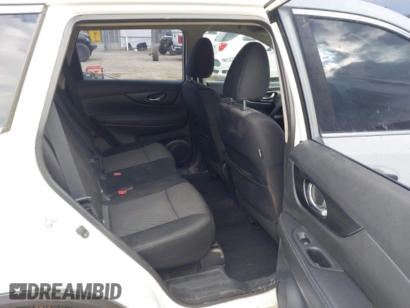 2017 Nissan Rogue SV with VIN KNMAT2MV5HP528634, listed as a IAAI auction lot 41876080 with 92,099 mi miles. Bid and sale history available at carsss.com. Image 8.