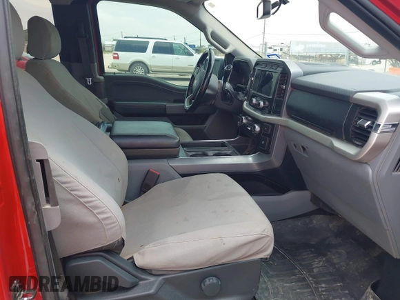 2021 Ford F-150 XL with VIN 1FTFX1E51MKE66465, listed as a IAAI auction lot 42420527 with 95,815 mi miles and . Bid and sale history available at DreamBid. Image 5.