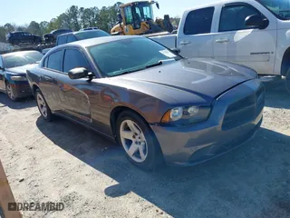 2014 Dodge Charger Police with VIN 2C3CDXAT6EH367026, listed as a IAAI auction lot 41785843 with 104,152 mi miles. Bid and sale history available at carsss.com. Image 1.