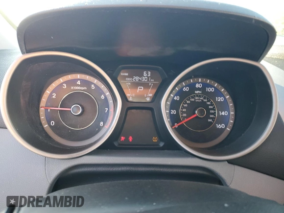 2013 Hyundai Elantra Coupe GS with VIN KMHDH6AE3DU014251, listed as a Copart auction lot 84525594 with 284,301 mi miles and Salvage Title. Bid and sale history available at carsss.com. Image 9.