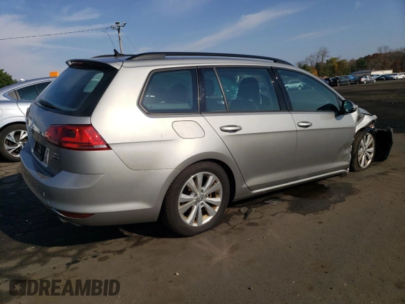 2017 Volkswagen Golf SportWagen S with VIN 3VW017AU0HM541062, listed as a Copart auction lot 77948014 with 48,929 mi miles and Salvage Title. Bid and sale history available at carsss.com. Image 3.