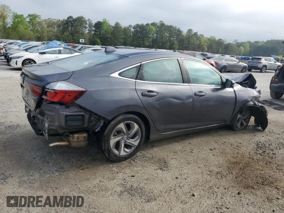 2020 Honda Insight EX with VIN 19XZE4F53LE014764, listed as a Copart auction lot 51767495 with Not Provided miles and Clean Title. Bid and sale history available at carsss.com. Image 3.