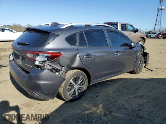 2021 Subaru Impreza Premium z VIN 4S3GTAD64M3712378, wystawiony jako Copart lot #52405735 z przebiegiem 98 077 mil mil oraz Szkoda całkowita • Salvage title. Historia ofert i sprzedaży dostępna na DreamBid. Obrazek 3.