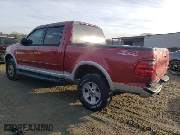 2001 Ford F-150 XLT with VIN 1FTRW08W01KD52354, listed as a Copart auction lot 42524255 with Not provided miles and Non repairable. Bid and sale history available at DreamBid. Image 2.