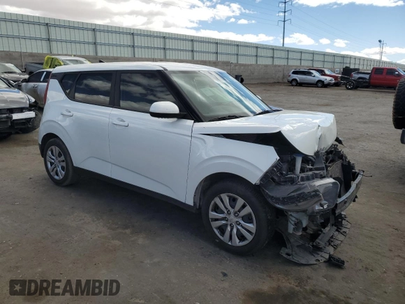 2022 Kia Soul LX with VIN KNDJ23AU8N7157369, listed as a Copart auction lot 48493905 with 104,464 mi miles and Salvage Title. Bid and sale history available at carsss.com. Image 4.