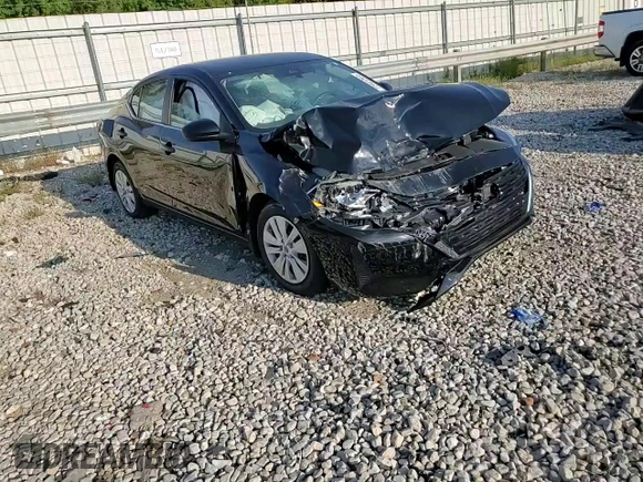 2024 Nissan Sentra S with VIN 3N1AB8BV8RY323353, listed as a Copart auction lot 72601364 with 711 mi miles and Salvage title. Bid and sale history available at DreamBid. Image 11.