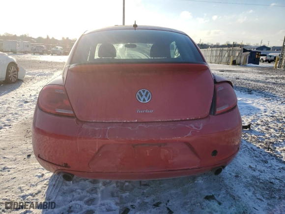 2012 Volkswagen Beetle 2.0T Turbo w/Sun/Sound with VIN 3VWV67AT4CM665309, listed as a Copart auction lot 88842565 with 160,998 mi miles and Salvage Title. Bid and sale history available at carsss.com. Image 6.