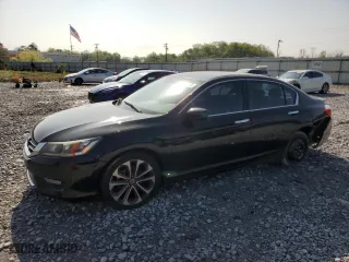 2015 Honda Accord Sedan Sport with VIN 1HGCR2F59FA232019, listed as a Copart auction lot 50682635 with 135,465 mi miles and Salvage Title. Bid and sale history available at carsss.com. Image 1.