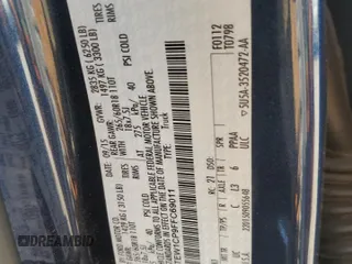 2015 Ford F-150 XL with VIN 1FTEW1CP9FFC69011, listed as a Copart auction lot 61349945 with 139,187 mi miles and Salvage title. Bid and sale history available at DreamBid. Image 12.