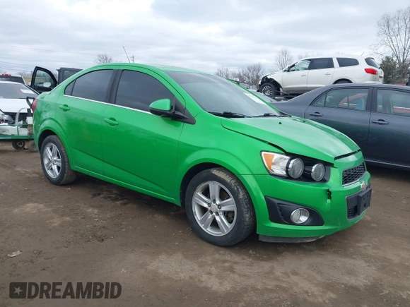 2015 Chevrolet Sonic LT with VIN 1G1JC5SH7F4104412, listed as a IAAI auction lot 41737655 with 124,304 mi miles and . Bid and sale history available at DreamBid. Image 1.
