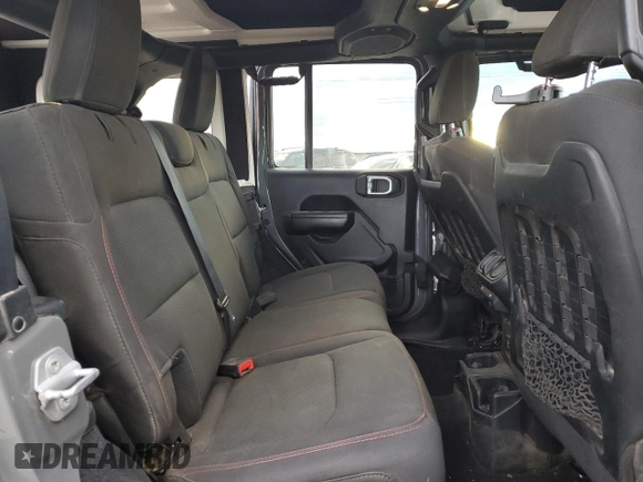2021 Jeep Wrangler Unlimited Rubicon with VIN 1C4HJXFN1MW687231, listed as a Copart auction lot 85947774 with 35,076 mi miles and Salvage Title. Bid and sale history available at DreamBid. Image 11.