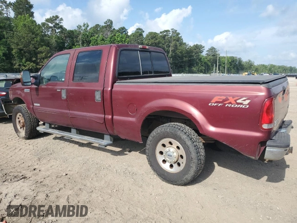 2005 Ford F-250 XL z VIN 1FTSW21P15EC81377, wystawiony jako Copart lot #59781105 z przebiegiem 216 858 mil mil oraz Szkoda całkowita • Salvage title. Historia ofert i sprzedaży dostępna na DreamBid. Obrazek 2.