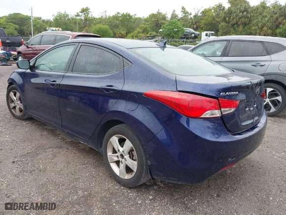 2012 Hyundai Elantra Limited with VIN 5NPDH4AE2CH110910, listed as a IAAI auction lot 41973419 with 156,547 mi miles. Bid and sale history available at carsss.com. Image 3.