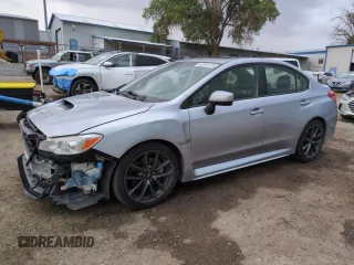 2018 Subaru WRX Premium with VIN JF1VA1C63J9839698, listed as a Copart auction lot 62514115 with 123,601 mi miles and Salvage title. Bid and sale history available at DreamBid. Image 1.