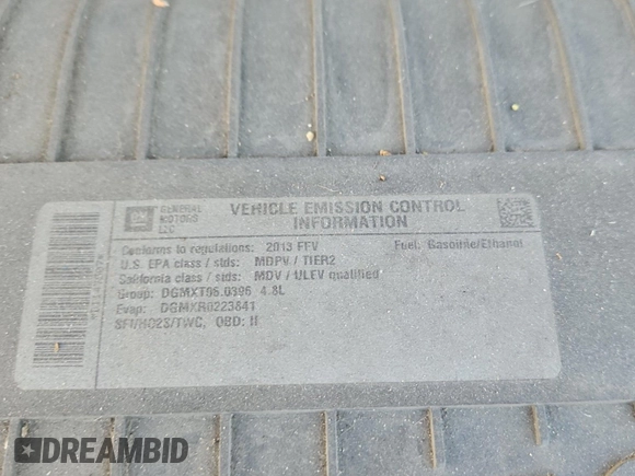 2013 Chevrolet Express Cargo with VIN 1GCWGFCA3D1147507, listed as a IAAI auction lot 42821437 with 234,091 mi miles and . Bid and sale history available at DreamBid. Image 34.