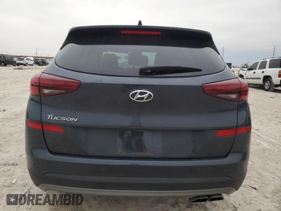 2019 Hyundai Tucson Sport with VIN KM8J33AL8KU020171, listed as a Copart auction lot 46378165 with 99,348 mi miles and Salvage Title. Bid and sale history available at carsss.com. Image 6.
