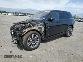 2023 Land Rover Range Rover SE with VIN SALKP9E73PA056297, listed as a Copart auction lot 53539305 with 6,808 mi miles and Salvage title. Bid and sale history available at DreamBid. Image 1.