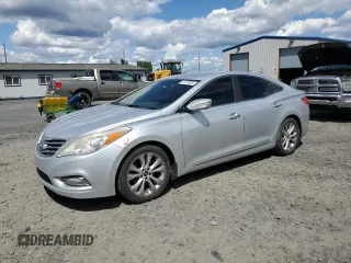 2013 Hyundai Azera z VIN KMHFG4JG7DA218926, wystawiony jako Copart lot #57419495 z przebiegiem 90 968 mil mil oraz Szkoda całkowita • Salvage title. Historia ofert i sprzedaży dostępna na DreamBid. Obrazek 1.