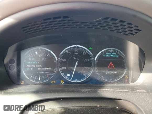2011 Jaguar XJ with VIN SAJWA1CB4BLV07268, listed as a Copart auction lot 46994555 with 102,432 mi miles and Salvage title. Bid and sale history available at DreamBid. Image 9.