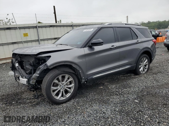 2023 Ford Explorer Limited with VIN 1FMSK8FH3PGC27999, listed as a Copart auction lot 61084505 with 20,725 mi miles and Salvage title. Bid and sale history available at DreamBid. Image 1.
