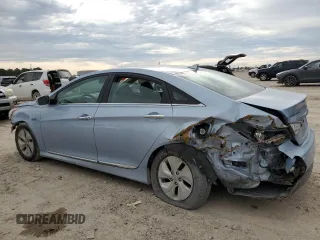 2015 Hyundai Sonata Hybrid Limited with VIN KMHEC4A49FA121095, listed as a Copart auction lot 79596813 with Not Provided miles. Bid and sale history available at carsss.com. Image 2.
