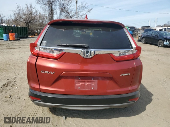 2018 Honda CR-V EX with VIN 2HKRW2H56JH640591, listed as a Copart auction lot 48599405 with 78,561 mi miles and Salvage Title. Bid and sale history available at DreamBid. Image 6.