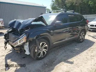 2023 Volkswagen Atlas SEL with VIN 1V2BR2CA7PC551130, listed as a Copart auction lot 56818735 with Not provided miles and Salvage title. Bid and sale history available at DreamBid. Image 1.