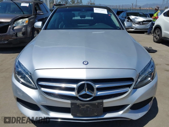2017 Mercedes-Benz C 300 with VIN 55SWF4JB7HU183618, listed as a IAAI auction lot 42227615 with 72,028 mi miles and . Bid and sale history available at DreamBid. Image 12.