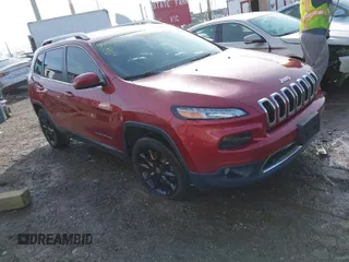 2015 Jeep Cherokee Limited with VIN 1C4PJLDS8FW516802, listed as a IAAI auction lot 41486920 with 110,911 mi miles and . Bid and sale history available at DreamBid. Image 1.