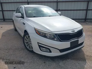 2015 Kia Optima EX with VIN 5XXGN4A74FG416269, listed as a IAAI auction lot 41895241 with 110,025 mi miles. Bid and sale history available at carsss.com. Image 1.