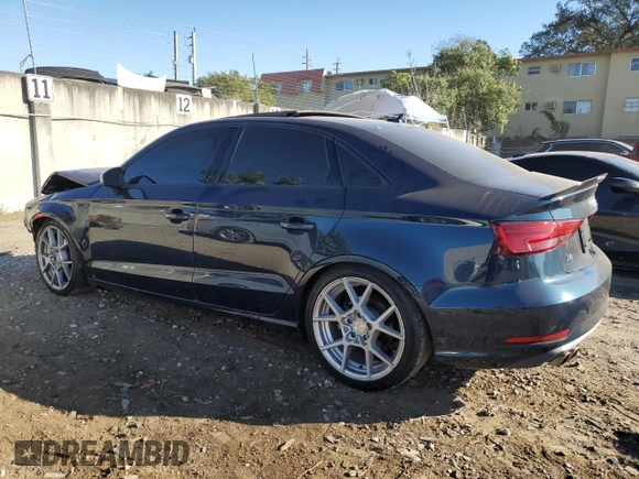 2018 Audi A3 Sedan Premium with VIN WAUAUGFF2J1013807, listed as a Copart auction lot 40755644 with 71,938 mi miles. Bid and sale history available at carsss.com. Image 2.