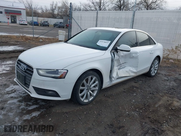 2013 Audi A4 Premium Plus with VIN WAUFFAFLXDN046666, listed as a IAAI auction lot 41074023 with 92,092 mi miles and . Bid and sale history available at DreamBid. Image 17.
