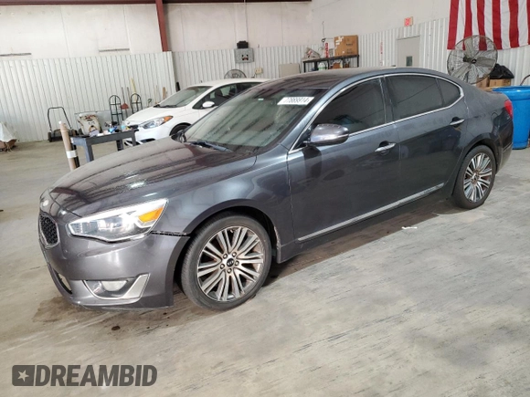 2014 Kia Cadenza Premium with VIN KNALN4D74E5147748, listed as a Copart auction lot 77889914 with 170,704 mi miles and Clean Title. Bid and sale history available at carsss.com. Image 1.