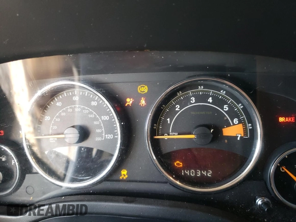 2015 Jeep Compass Latitude with VIN 1C4NJCEB3FD107415, listed as a Copart auction lot 74567454 with 140,342 mi miles and Salvage Title. Bid and sale history available at carsss.com. Image 9.