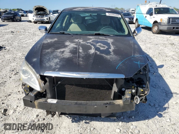 2014 Chrysler 200 LX with VIN 1C3CCBAB1EN197257, listed as a Copart auction lot 52205355 with 143,594 mi miles and Salvage Title. Bid and sale history available at carsss.com. Image 5.