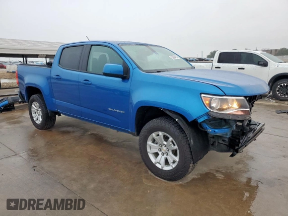 2021 Chevrolet Colorado 2WD LT with VIN 1GCGSCEN5M1141323, listed as a Copart auction lot 53894755 with 118,224 mi miles and Salvage title. Bid and sale history available at DreamBid. Image 4.
