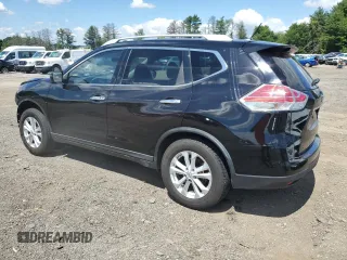 2016 Nissan Rogue SV with VIN KNMAT2MV6GP649753, listed as a Copart auction lot 60516504 with 98,381 mi miles and Salvage Title. Bid and sale history available at carsss.com. Image 2.