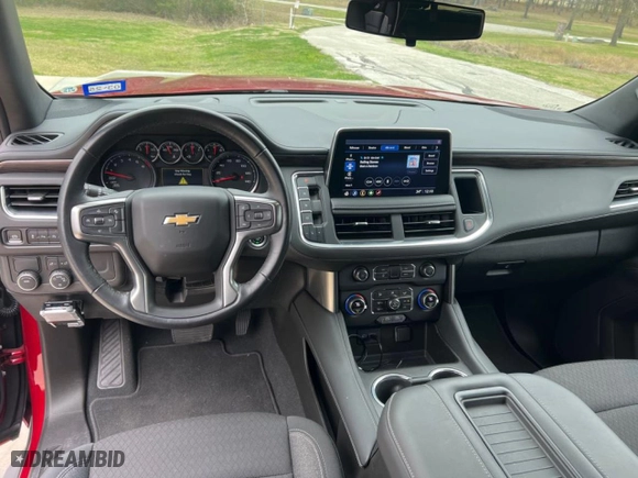 2021 Chevrolet Tahoe LS with VIN 1GNSCMKD0MR290532, listed as a Copart auction lot 46305935 with 14,835 mi miles and Clean Title. Bid and sale history available at carsss.com. Image 5.