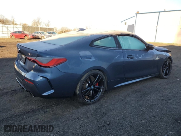 2023 BMW 4 Series 430i xDrive with VIN WBA73AP03PCL76456, listed as a Copart auction lot 41423564 with 10,889 mi miles and . Bid and sale history available at DreamBid. Image 3.