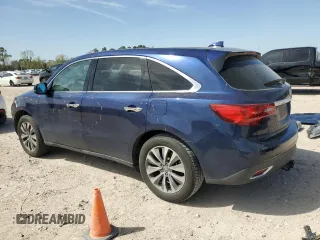 2014 Acura MDX Technology with VIN 5FRYD3H41EB001441, listed as a Copart auction lot 49860305 with 205,236 mi miles and Salvage Title. Bid and sale history available at DreamBid. Image 2.